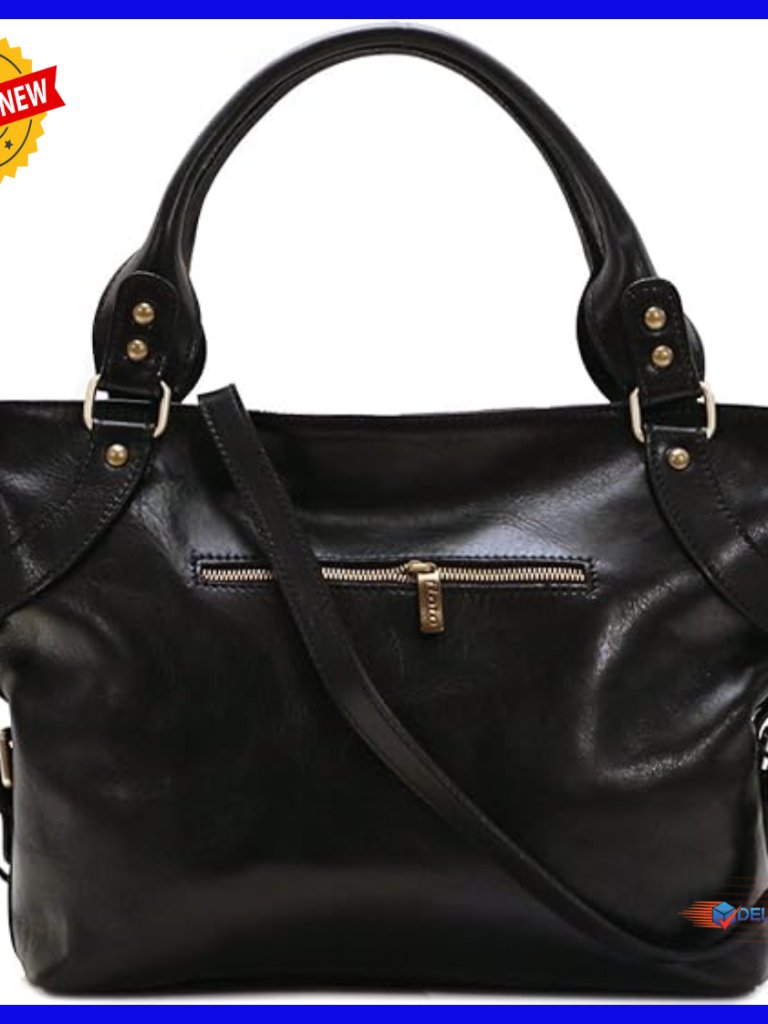 Italian Leather Hobo Shoulder Bag With Tablet Compartment & Lifetime Warranty